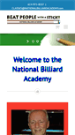Mobile Screenshot of nationalbilliardacademy.com